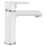 Mezclador de lavabo Rea Bloom blanco/cromo (REA-B9915)