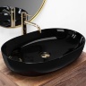 Lavabo Rea Cleo 60,5x41 negro (REA-U6757)