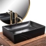 Lavabo Rea Inga 34,5x51 mármol negro mate (REA-U8006)