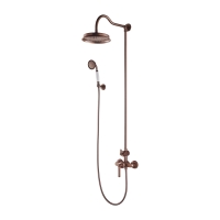 Sistema de ducha Omnires Armance cobre antiguo (AM5244ORB)