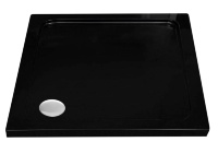 Bandeja Rea Savoy 80x80 cuadrada, negra (REA-K4804)