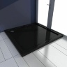 Bandeja Rea Savoy 80x80 cuadrada, negra (REA-K4804)
