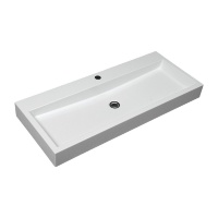 lavabo Omnires Thasos 42x100 blanco (THASOS1000BP)