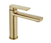Mezclador de lavabo Rea Verso oro mate bajo (REA-B6555)
