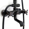 Sistema de ducha Rea Retro negro (REA-P2366)