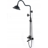 Sistema de ducha Rea Retro negro (REA-P2366)