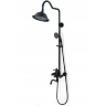 Sistema de ducha Rea Retro negro (REA-P2366)