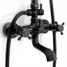 Sistema de ducha Rea Retro negro (REA-P2366)
