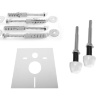 Rea installation system for toilet + F button black (REA-E3652)