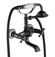 Mezclador de baño y ducha Rea Rustico negro (REA-B0701)