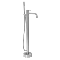 смеситель для ванны Rea Clif напольный brushed nickel (REA-B7500)