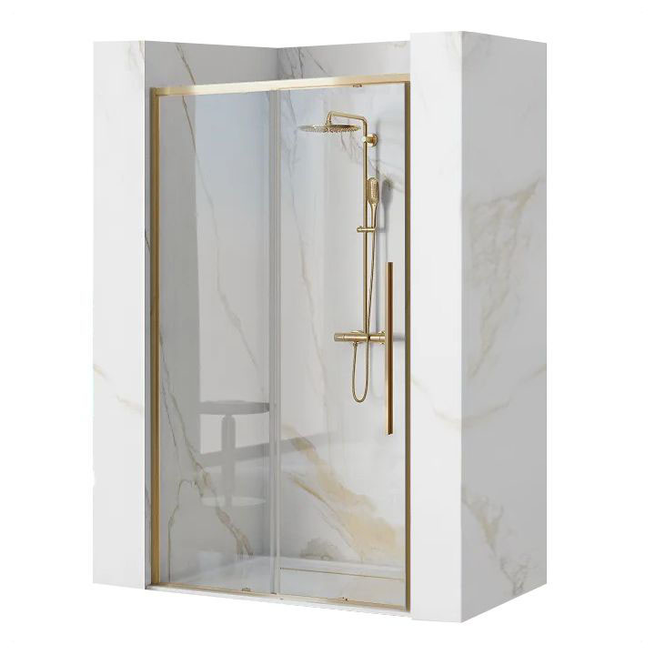 Puerta de ducha Rea Solar 120x195, cristal de seguridad, transparente (REA-K6548)