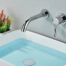 Mezclador de lavabo empotrado Rea Lungo cromo largo (REA-B0369)
