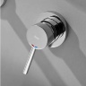Mezclador de lavabo empotrado Rea Lungo cromo largo (REA-B0369)