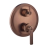 Omnires Armance antique copper concealed shower and bath mixer (AM5237ORB)
