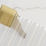 shower wall Rea Aero Intimo 100x195 safety glass, gold brush (REA-K4126)