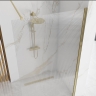 shower wall Rea Aero Intimo 100x195 safety glass, gold brush (REA-K4126)