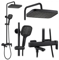 душевая система для ванны и душа Rea Arlo black matt (REA-P7440)