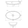 Lavabo Omnires Siena 35x60 blanco (SIENALUNBSP)