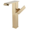 Mezclador de lavabo Rea Kent dorado (REA-B8014)