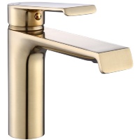 Mezclador de lavabo dorado Rea Hass (REA-B9969)