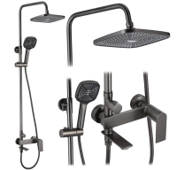 Sistema de ducha Rea Storm titanio (REA-P9534)