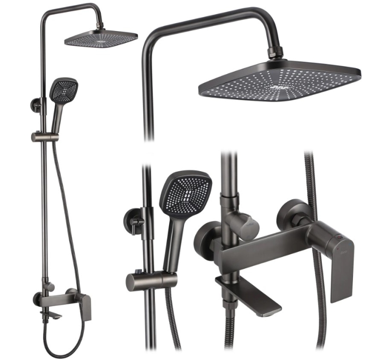Sistema de ducha Rea Storm titanio (REA-P9534)