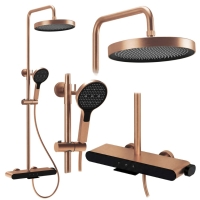 душевая система для ванны и душа Rea Farel brush copper (REA-P0357)