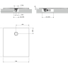 поддон Omnires Aquarock M+ 90х100 matt white (AQUAROCK90-100BM)