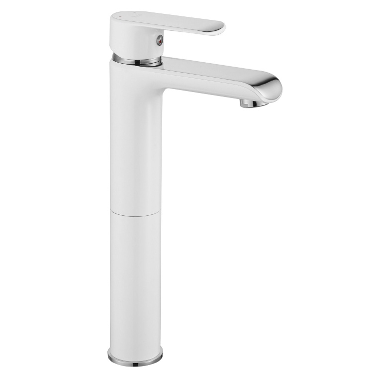 Rea Bloom high basin mixer, white/chrome (REA-B9917)