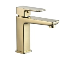 Mezclador de lavabo Rea Orix dorado (REA-B6163)