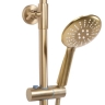 shower set Rea Lungo brush gold, with thermostat (REA-P6604)