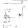 Sistema de ducha empotrado Omnires Armance cobre antiguo (SYSAM10ORB)