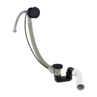 Sifón de baño Omnires CGS negro mate (TK132-PLUS-3.43+64-SBL)