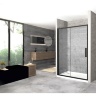 shower door Rea Rapid Slide 130x195 safety glass, transparent (REA-K6403)