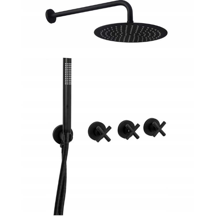 shower set Rea Exit black (REA-P8000)