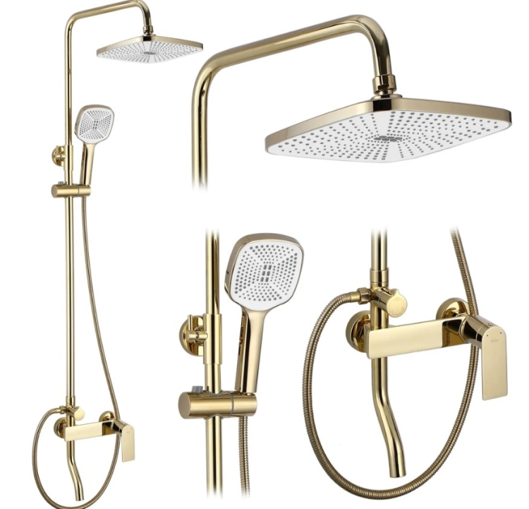 Sistema de ducha Rea Storm Gold (REA-P9530)