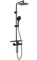 Sistema de ducha Rea Mike negro (REA-P0550)