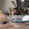 Lavabo Rea Aztec 40x40 azul (REA-U7501)