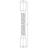 shower hose Omnires graphite 125 cm (022-XGR)