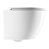 Inodoro Omnires Ottawa Silent Power 49x37 suspendido, asiento duroplast cierre suave, blanco (OTTAWASPMWBP)