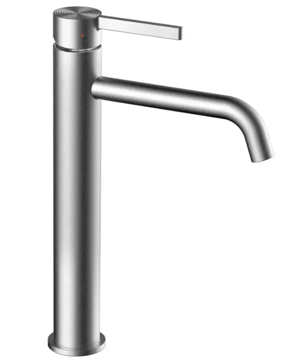 смеситель для умывальника Rea Foster высокий, brushed nickel (REA-B6324)