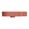 умывальник Omnires Shell M+ 64,5х44,5 угловой, правый, matt terracotta (OVO645UWPTE)