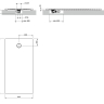 поддон Omnires Aquarock M+ 80х160 matt ash grey (AQUAROCK80-160AG)