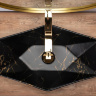 washbasin Rea Vegas 37x57 black marble (REA-U0994)