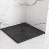 Bandeja cuadrada Rea Rock 90x90, negra (REA-K4581)