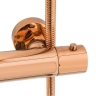 shower set Rea Lungo rose gold, with thermostat (REA-P6606)