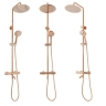 shower set Rea Lungo rose gold, with thermostat (REA-P6606)