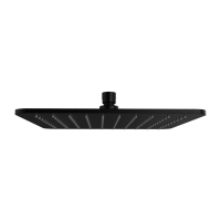 Ducha fija Omnires Slimline negra 25x25 cm (WG225/OBL)