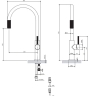 Omnires Switch Kitchen Faucet with Water Filter Function, Cooper (SW9057CP)